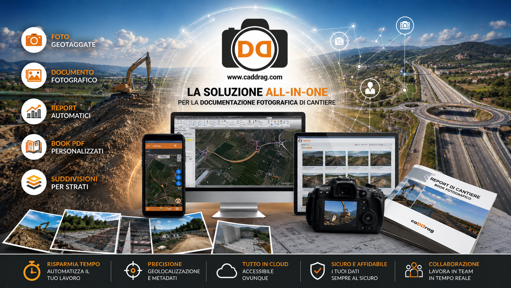 caDDrag documentazione fotografica di cantiere