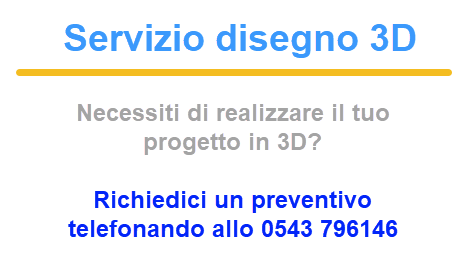 servizio disegno 3d